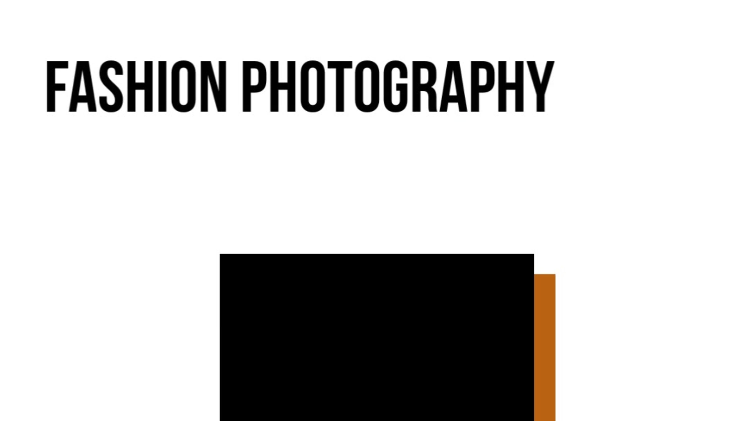 Fashion Photography